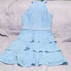 Blue Lace Dress